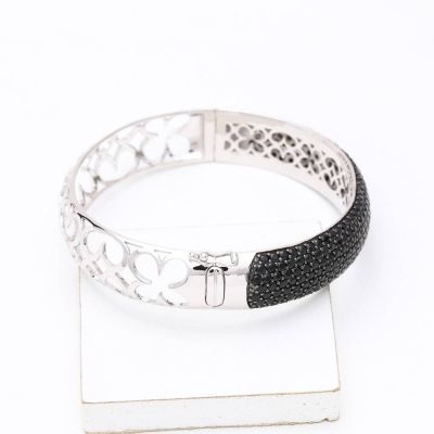 SITGES AT NIGHT BANGLE IN STERLING SILVER by EQUALLI