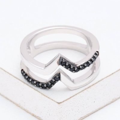 DURHAM AT NIGHT RING IN STERLING SILVER by EQUALLI.COM