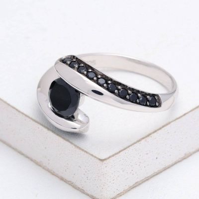 VALENCIA AT NIGHT RING IN STERLING SILVER by EQUALLI.COM