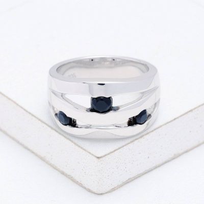 DALLAS AT NIGHT RING IN STERLING SILVER by EQUALLI.COM