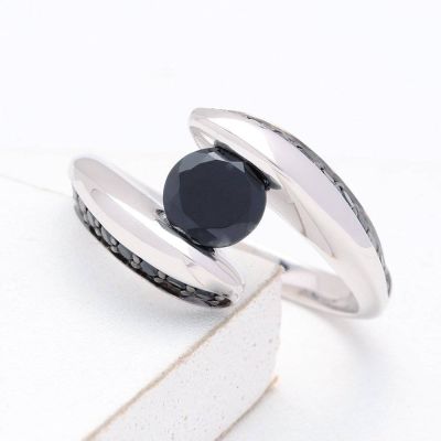 VALENCIA AT NIGHT RING IN STERLING SILVER by EQUALLI.COM