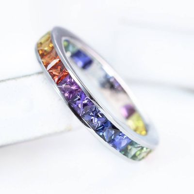 NEW YORK RING 3.65 CT IN 925 STERLING SILVER by EQUALLI.COM