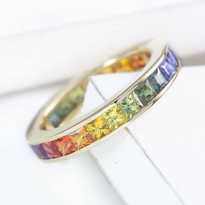 NEW YORK RING 3.65 CT IN 14K GOLD by EQUALLI.COM
