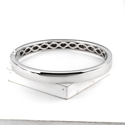 DETROIT AT NIGHT BANGLE IN STERLING SILVER