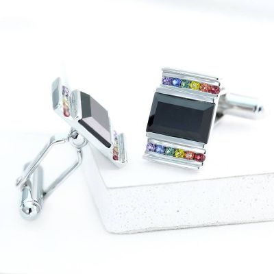 BARCELONA CUFFLINKS IN STERLING SILVER by EQUALLI.COM