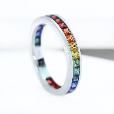 NEW YORK RING 2.5 CT IN STERLING SILVER by EQUALLI.COM