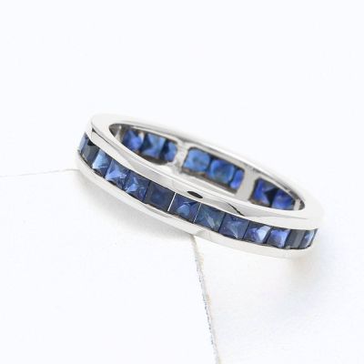NEW YORK BLUE RING 5 CT IN 14K GOLD by EQUALLI.COM 