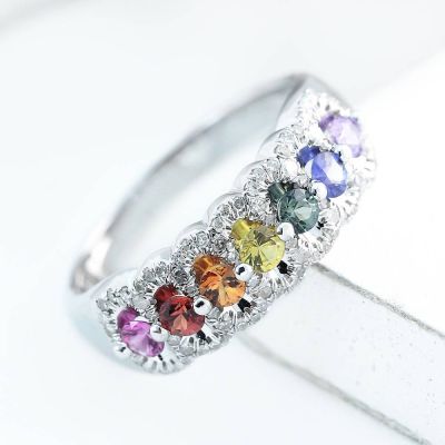 PARIS RING 1.07CT in 14K WHITE GOLD by EQUALLI.COM