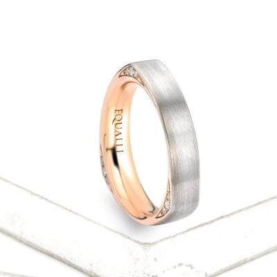 ACHILLES WEDDING RINGS IN 14K GOLD By EQUALLI.com