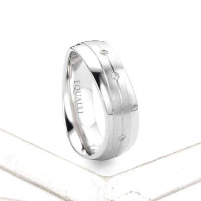 IAPIS ENGAGEMENT RING IN 14K GOLD WITH DIAMOND by Equalli.com