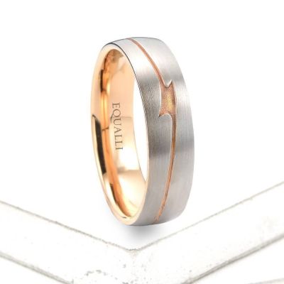 ABDERUS ENGAGEMENT RING IN 14K GOLD by Equalli.com 