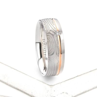 IPHIS ENGAGEMENT RING IN 14K GOLD WITH DIAMOND by Equalli.com