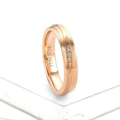 POLYEIDOS ENGAGEMENT RING IN 14K GOLD WITH DIAMOND by Equalli.com