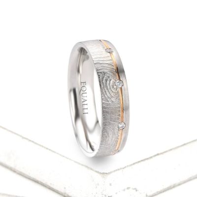 GLAUCUS ENGAGEMENT RING IN 14K GOLD WITH DIAMOND by Equalli.com