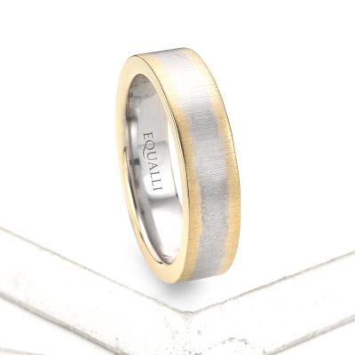 GANYMEDE WEDDING RINGS IN 14K GOLD by Equalli.com
