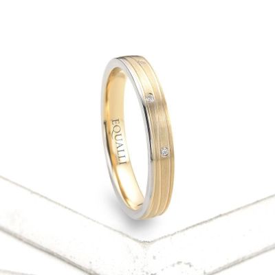 HERMES  ENGAGEMENT RING IN 14K GOLD WITH DIAMOND by Equalli.com