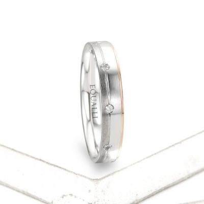 LEUCIPPUS ENGAGEMENT RING IN 14K GOLD WITH DIAMOND by Equalli.com