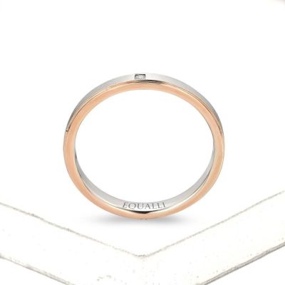 MACHLYES ENGAGEMENT RING IN 14K GOLD WITH DIAMOND by Equalli.com