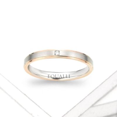 MACHLYES ENGAGEMENT RING IN 14K GOLD WITH DIAMOND by Equalli.com