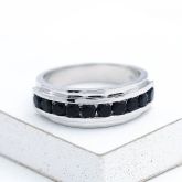 BERLIN RING AT NIGHT IN STERLING SILVER  By EQUALLI.com