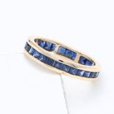 NEW YORK BLUE RING 4 CT IN 14K GOLD by EQUALLI.COM 