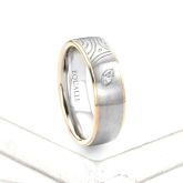 HYMENAIOS ENGAGEMENT RING IN 14K GOLD WITH DIAMOND by Equalli.com