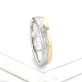 ORPHEUS ENGAGEMENT RING IN 14K GOLD WITH DIAMOND by Equalli.com