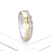ZEUS ENGAGEMENT RING IN 14K GOLD WITH DIAMOND by Equalli.com